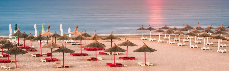 The Black Sea: beautiful coastline and sand beaches